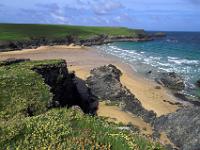 Am Rande der Porth Joke Bucht bei West Pentire